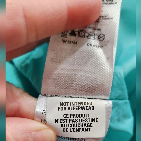 Columbia Snuggly Bunny Bunting Girls 18 - 24 Months Teal Purple Pink Mint Floral - Picture 12 of 14